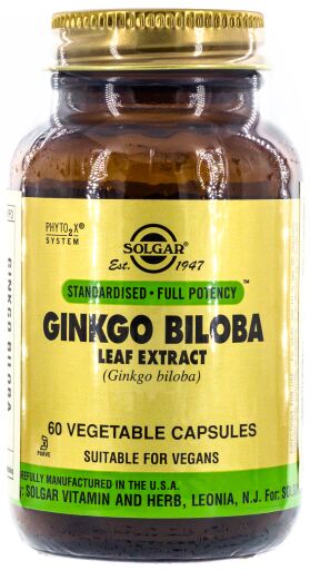 Ginkgo Biloba Leaf 60 Capsules