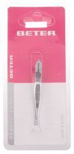 Chromeplated straight-tip tweezers