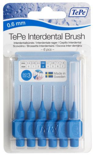 Tepe interdental brush Blue 0,6mMm