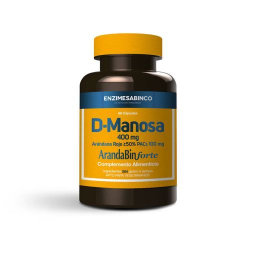 D-Mannose + Cranberry 60 Vegetable Gelatin Capsules