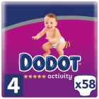 Activity diapers Size 4 58 units