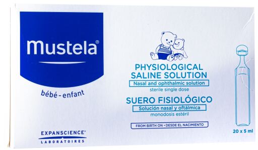 Physiological Serum Nasal and Ophthalmic Solution 18 x 5 ml