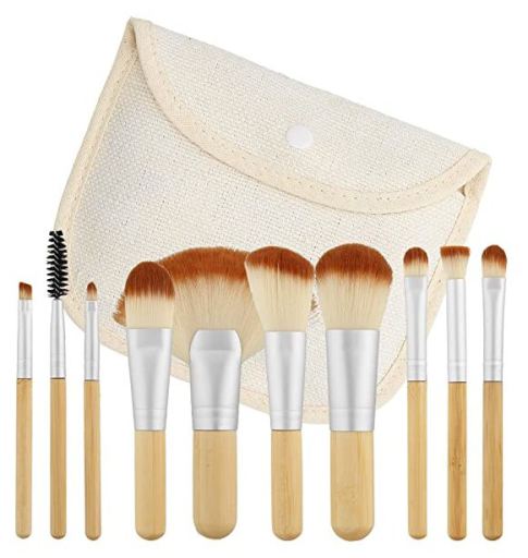 Bamboo Makeup Brushes Set