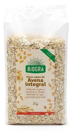 Bio Wholemeal Fine Oat Flakes 1 kg