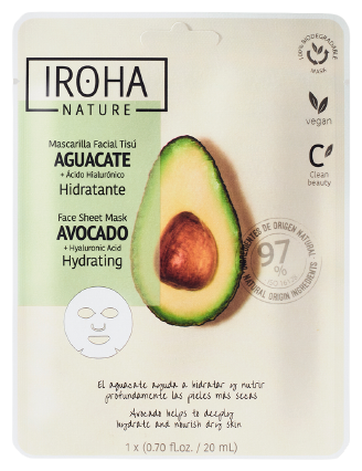 Avocado + Hyaluronic Acid Moisturizing Mask 20 ml