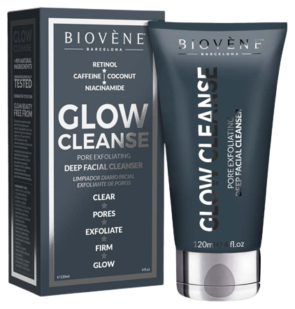 Glow Cleanse Pore Exfoliating Facial Cleanser 120ml