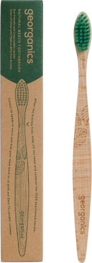 Medium Beech Wood Toothbrush